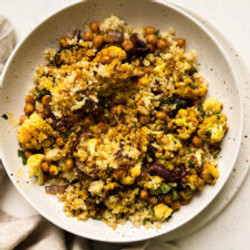 Spicy Roasted Cauliflower Salad