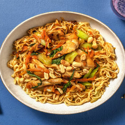 Chicken Chow Mein-style Noodles With Stir-fried Veggies And Peanuts