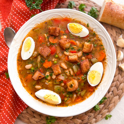 Classic Spanish Country Soup (Sopa Campera)