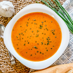 5 Minute Creamy White Bean &amp; Pepper Soup