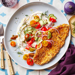 Everything-spice Fish With Tomato Salad