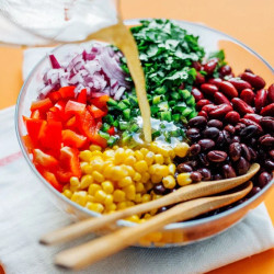 Famous Mexican Bean Salad Recipe (ready In 15 Minutes!)