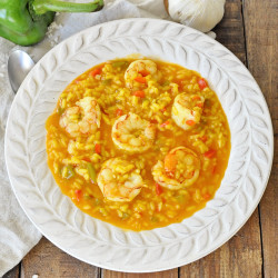 Spanish Arroz Caldoso Recipe With Shrimp