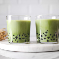 Matcha Bubble Tea (iced Or Hot!)