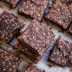 Dark Chocolate Chickpea Brownies