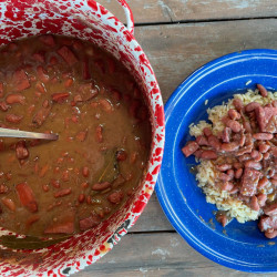 Cooked - Red Beans And Rice - Cowboy Kent Rollins