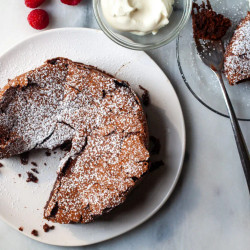 Flaky Chocolate Cake