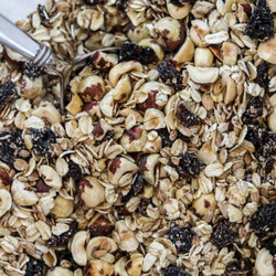 Rye And Oat Muesli With Hazelnuts And Dried Cherries