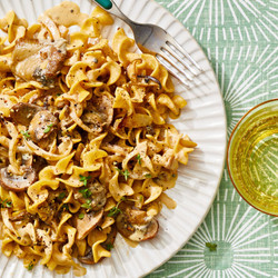 Creamy Mushroom Stroganoff