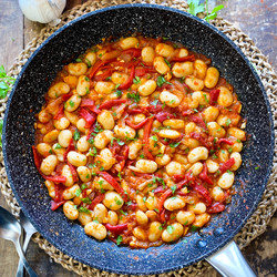 Spanish Beans With Paprika &amp; Piquillo Peppers