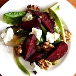 Salt-roasted Beets With Goat Cheese &amp; Toasted Walnuts