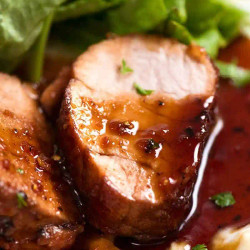 Pork Tenderloin With Honey Garlic Sauce