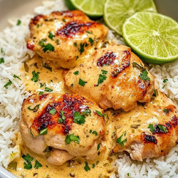 Coconut Lime Chicken With Rice