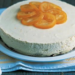 Lemon Ricotta Cheesecake With A Confit Of Lemons dessert Delia Smith