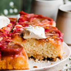 Rhubarb Upside Down Cake