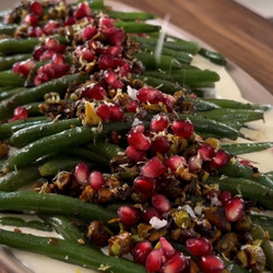 Brown Butter Green Beans With Toasted Pistachios And Lemony Whipped Feta