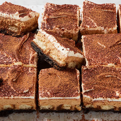 Tiramisu Cheesecake Bars