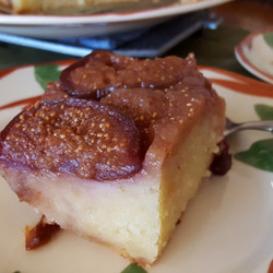 Fresh Fig &amp; Honey Yiaourtopita (greek Yogurt Cake)