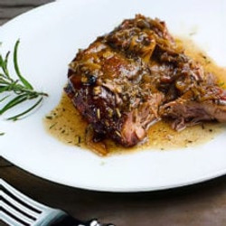 Braised Rosemary Lamb Shoulder Chops