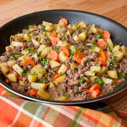 Skillet Ground Beef Stew