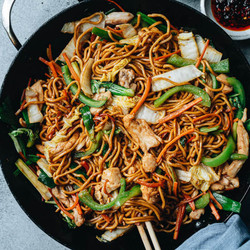 Chicken Lo Mein (restaurant Style Without A Wok)