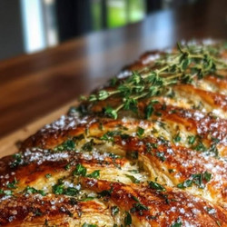 Herbed Mushroom &amp; Gruyère Pastry Plait