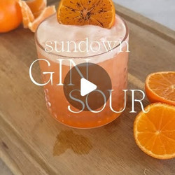 Sunset Gin Sour