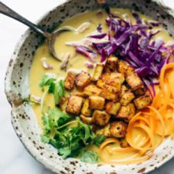 Anything-you-have Coconut Curry Soup