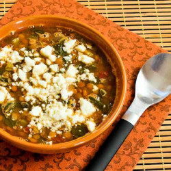Slow Cooker Greek Lentil Soup