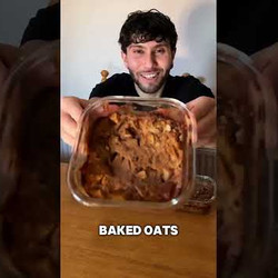 Apple Crumble Baked Oats