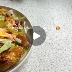 Big Mac Smashed Potato Salad