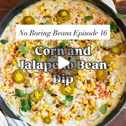 Corn And Jalapeño Bean Dip
