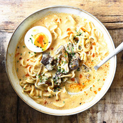 Spicy Coconut Curry Ramen