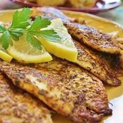 Cajun-style Blackened Snapper