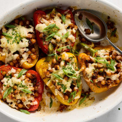 Melissa Clark stuffed peppers