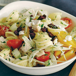Pasta Salad With Chicken, Fennel, And Feta