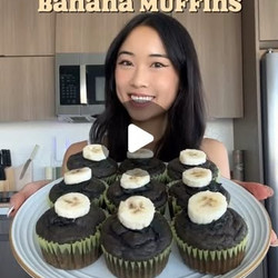 Black Sesame Banana Muffin