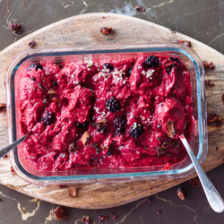 Beet Berry Messy Nice Cream