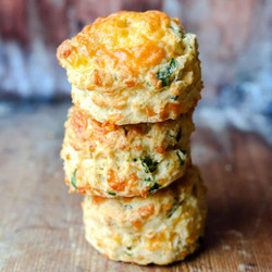 Cheese And Wild Garlic Scones