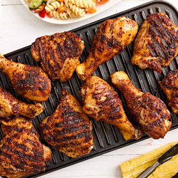 Dry Rubbed Grilled Drumsticks And Thighs