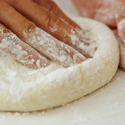 70% Hydration Pizza Dough Recipe - No Knead