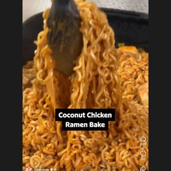 One Pan Chicken Coconut Ramen