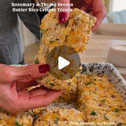Rosemary And Thyme Brown Butter Rice Krispies