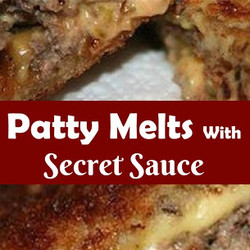 Patty Melts With Secret Sauce #pattymelts #easyrecipe