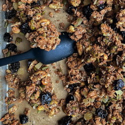 Cherry-Ginger Sourdough Granola