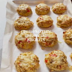 High Protein Breakfast Biscuits