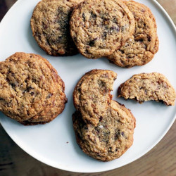 Cornmeal Toffee Chocolate Chip Cookies