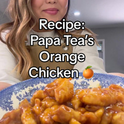Papa Tea's Orange Chicken