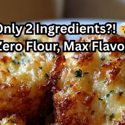 Crispy 2-ingredient Cottage Cheese Garlic Bites
