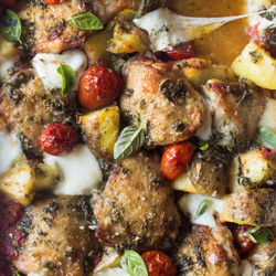 Italian Chicken Bake With Herb Vinaigrette